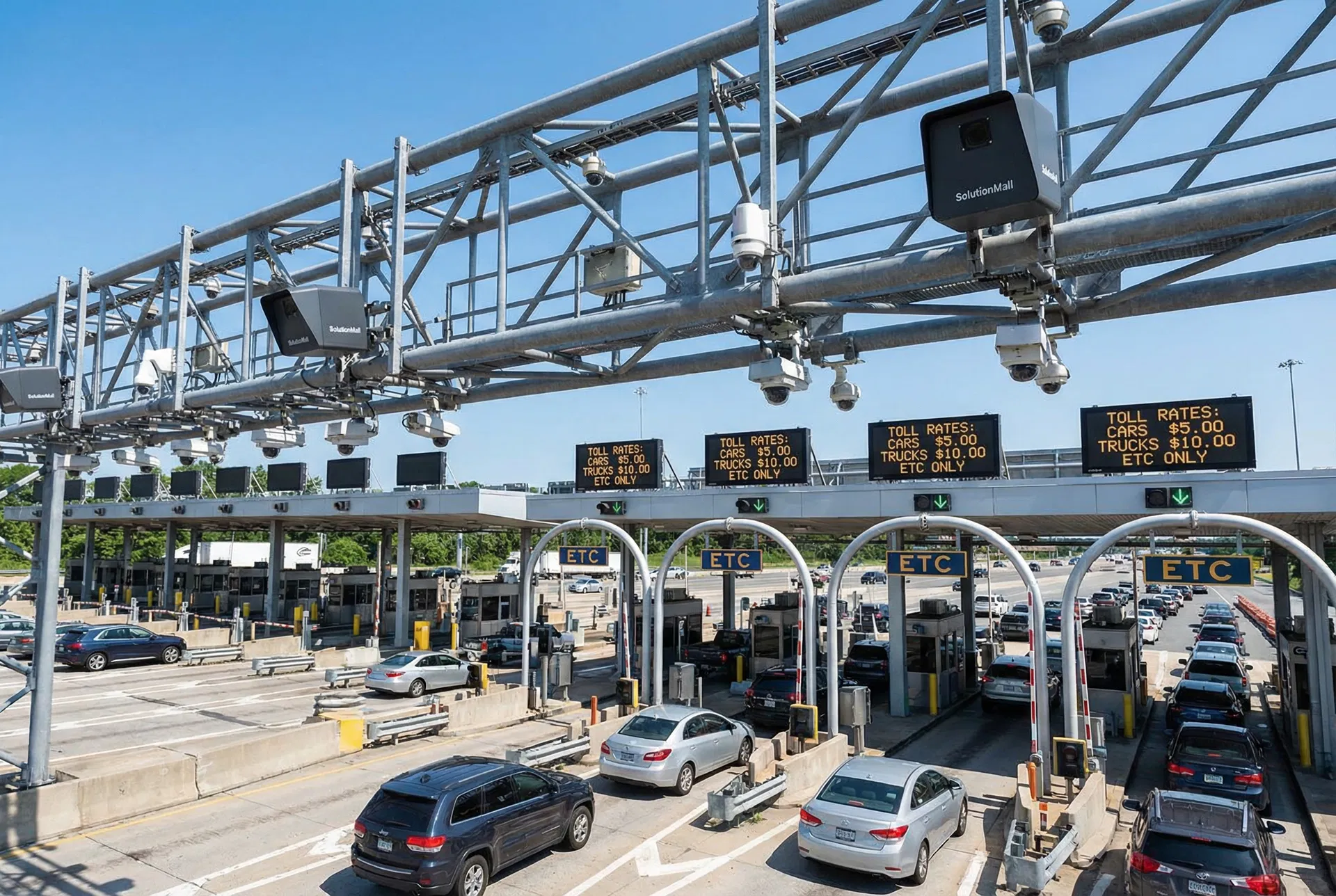 Highway Toll Entrance