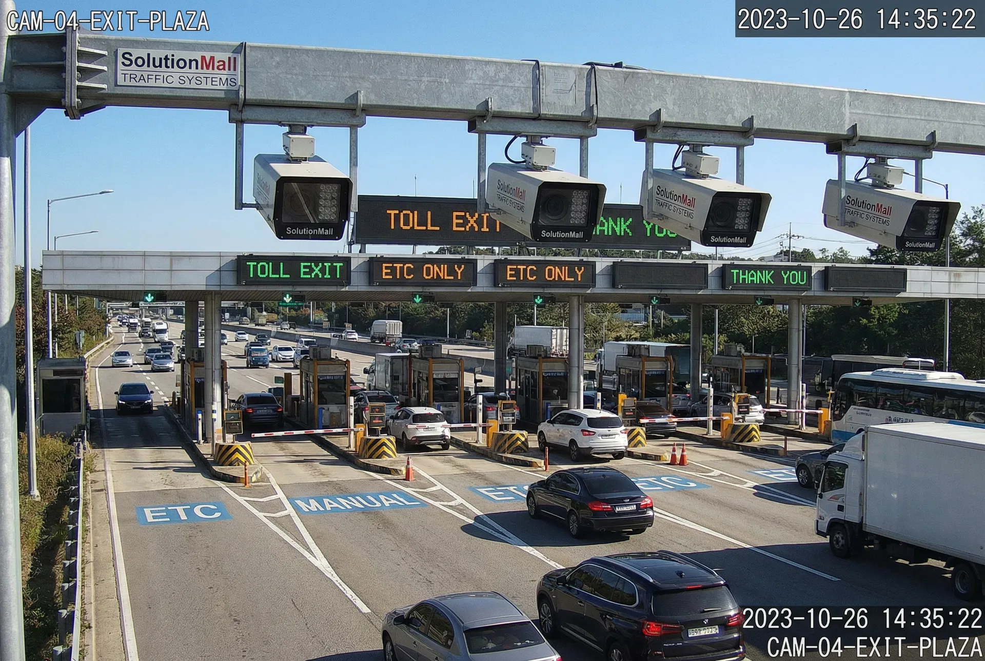 Highway Toll Exit