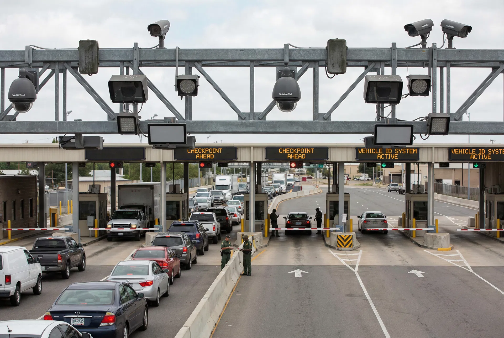 Border Checkpoint Road
